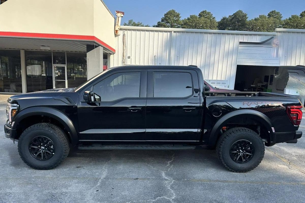 Ceramic window tinting on trucks in Clanton